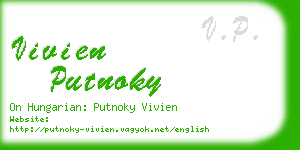 vivien putnoky business card